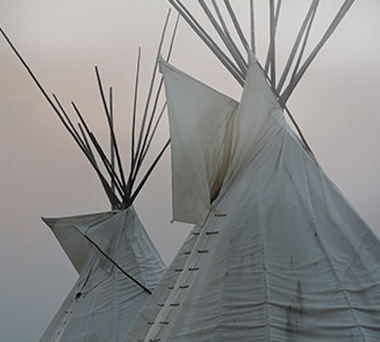 Two teepees