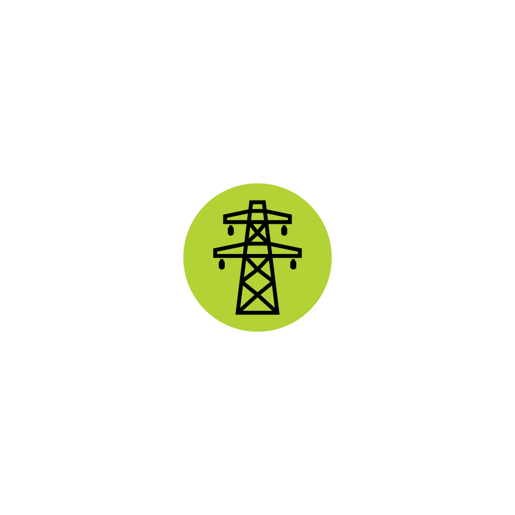 Electrical pylon icon