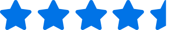 4.5 blue star icons